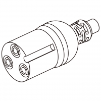 45A, 3-Pin 电池香蕉头连接器