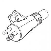 美规(美标)NEMA 5-15P 直式 AC插头2 P/ 3 芯接地 15A 125V