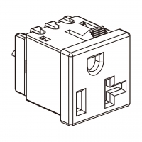 美规 (美标)NEMA 5-15R /20R插座, 2 P 3芯接地 15A/20A 125V