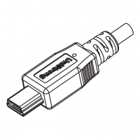 Mini USB B 插头, 5 Pin