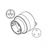 南非AC转接头 3-Pin 插头转转多国插座