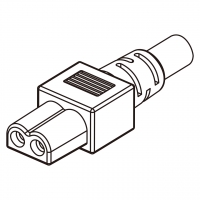 其他客制化AC电源线连接器 3 芯 B 型式带极性  2.5A 250V