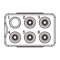 20A/30A, 6-Pin 电池香蕉头插头 连接器