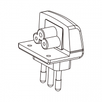 笔记本电脑专用AC转接头, 意大利弯头转IEC 320 C5连接器, 3转3-Pin, 2.5A 250V