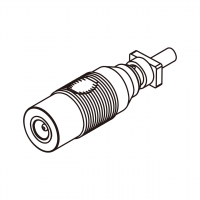 DC 直头型式  1-Pin 连接器