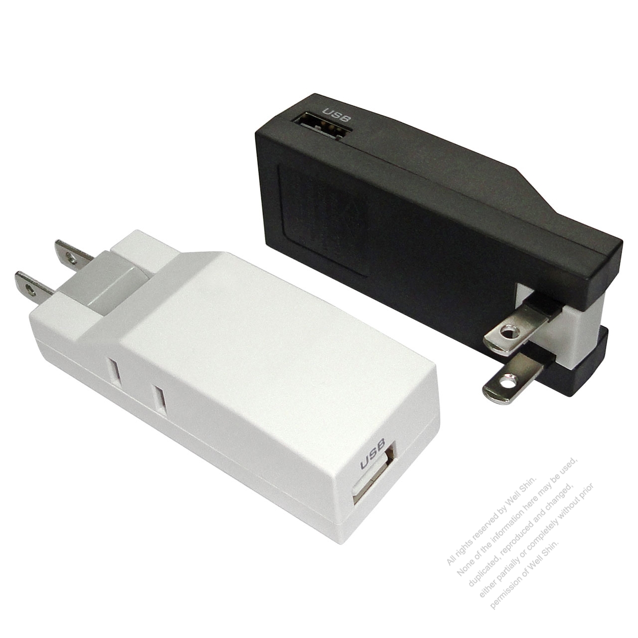 AC/DC 5V 1A USB Charger, USA/ Japan Plug Adapter - Well Shin Technology  Co., Ltd.