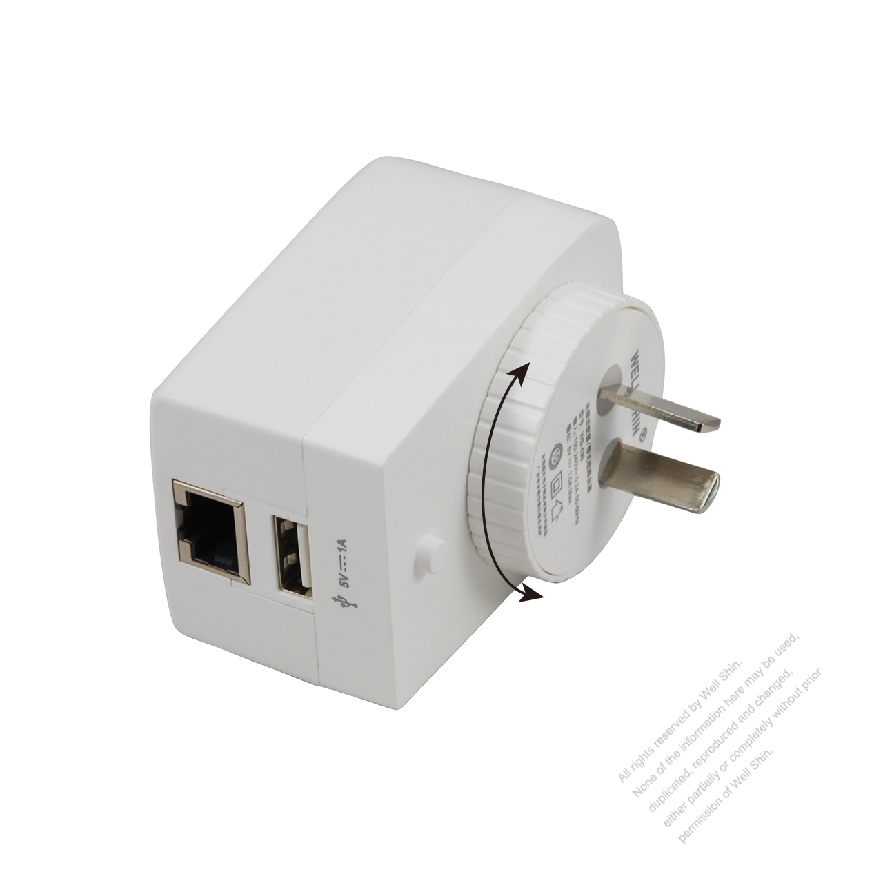 AC/DC 5V 1A USB Charger, USA/ Japan Plug Adapter - Well Shin Technology  Co., Ltd.