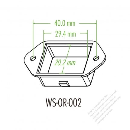 Accessories: Strain Relief Bushing for IEC 60320-1 (C13) Connector  10A 15A