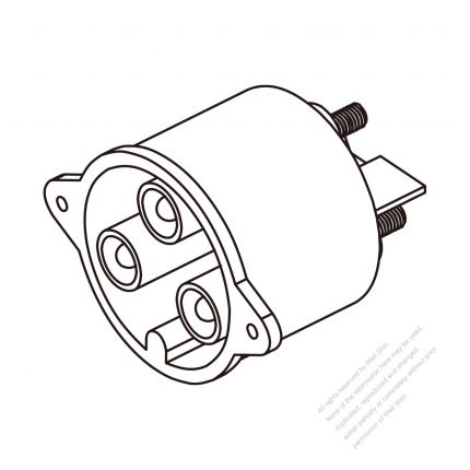 45A, 3-Pin Inlet