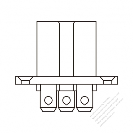 IEC 60320-1 (C16A) Appliance Outlet 10A/15A