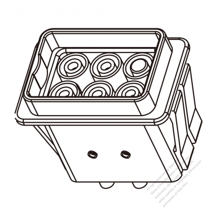 20/30A, 6-Pin Outlet  (Hole 2)