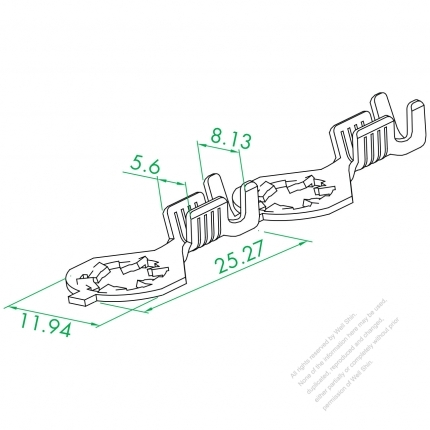 O 5.2 Toothed Ring Terminal