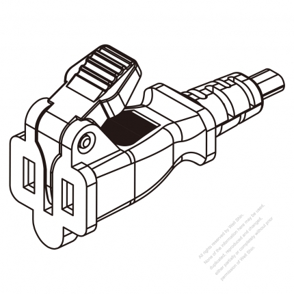 Taiwan AC Connector 2-Pin 3A-7A 125V