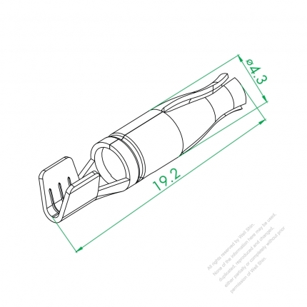 WS-086-2 2.35 Tube Type Terminal