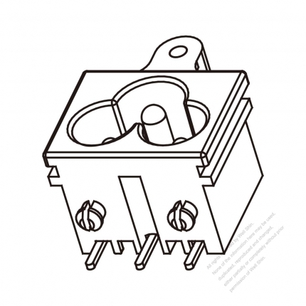 IEC 60320-1 (C6) Appliance Inlet  2.5A