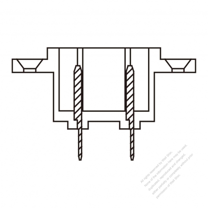 IEC 60320-1 (C18) Appliance Inlet 10A 250V