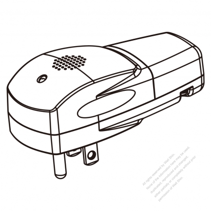 USA/Canada Smart Control 	(NEMA 5-15P) 3-Pin Straight Blade Plug, 2 P, 3 Wire Grounding, Sound Control Delay