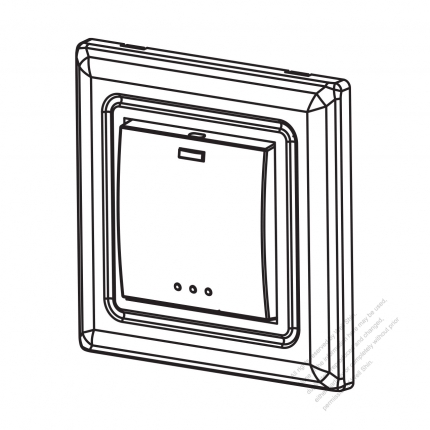 China Wall Plate Switch x 1
