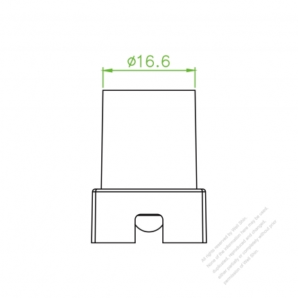 Light Socket, Incandescent/ LED Bulb (Socket OD 16.6mm)