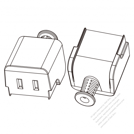 Taiwan AC Connector 2-Pin 7A-12A 125V