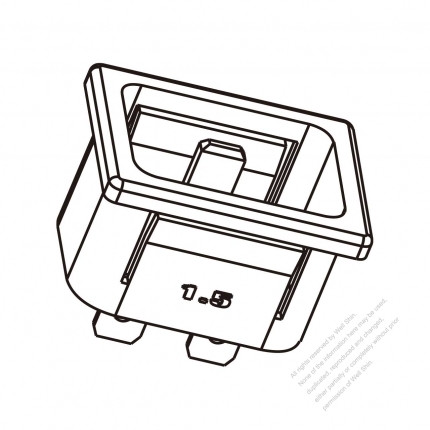 IEC 60320-1 (C20) Appliance Inlet 16A/20A 250V