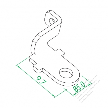 WS-066-F Right Ring Terminal