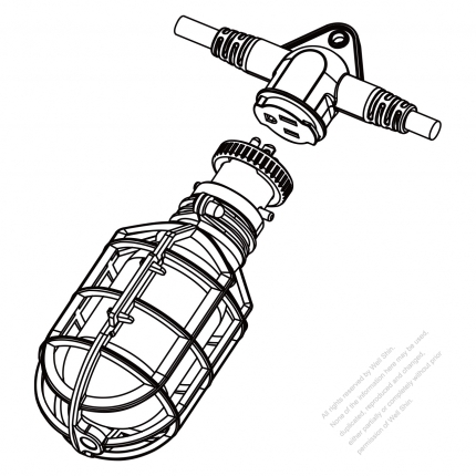 USA/Canada AC Connector 3-Pin (NEMA 5-15R) Straight Blade Grounding Connector 660W 125V/250V