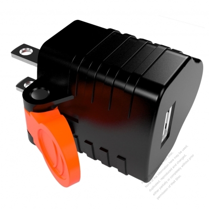 AC/DC 5V 1A USB Charger USA/Japan Plug to USB with Easy-Pull