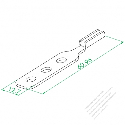 O5.46 Three Hole Terminal