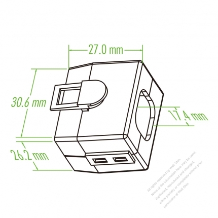 Accessories: Strain Relief Bushing for IEC 60320-1 (C19) Connector  16A 20A