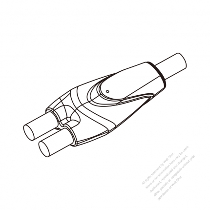 AC Power Cord Strain Relief Unit (SR)  1 to 2, 10AWG*3C