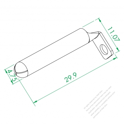 WS-243-1 Ground Wire Male Terminal