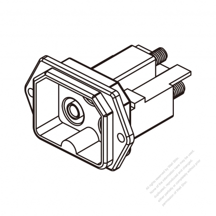 25A, 3-Pin Outlet