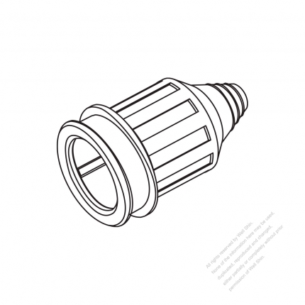 USA/Canada Twist-Lock Plug Accessories 20A/30A (Shore Duty)  Weatherproof Boot,