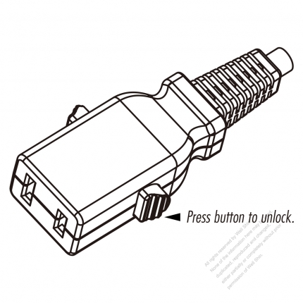 Taiwan AC Connector 2-Pin 3A-15A 125V