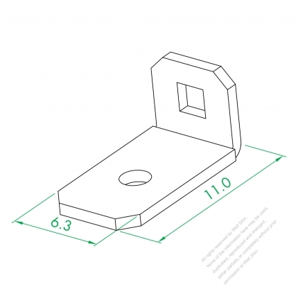 250 L Type Terminal ( Square Hole )