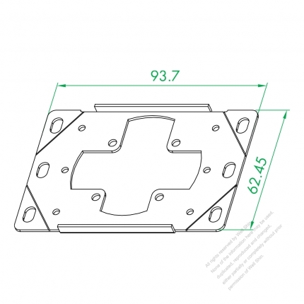 WS-262 Iron Plate ( Ground Wire Horizontal )