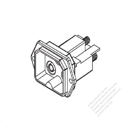 25A, 3-Pin Outlet