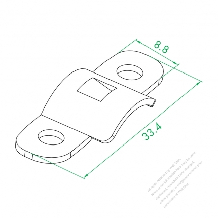 AFCI-01 Wire Clip Iron Plate