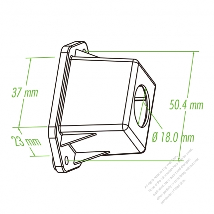 Accessories: Strain Relief Bushing For IEC 60320-1 (C19) Connector 16A 20A