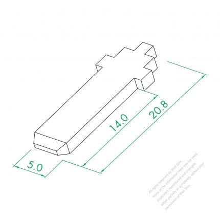 WS-044-7-1-1 L,N Terminal (2*5 )