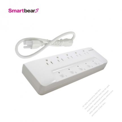 Wireless Control Power Strip-5 Ports