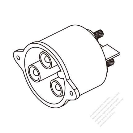 45A, 3-Pin Inlet