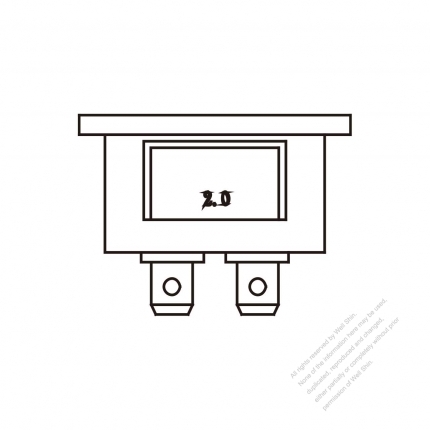 IEC 60320-1 (C24) Appliance Inlet 16A 250V