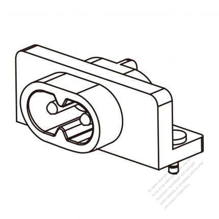 IEC 60320-1 (C8) Appliance Inlet