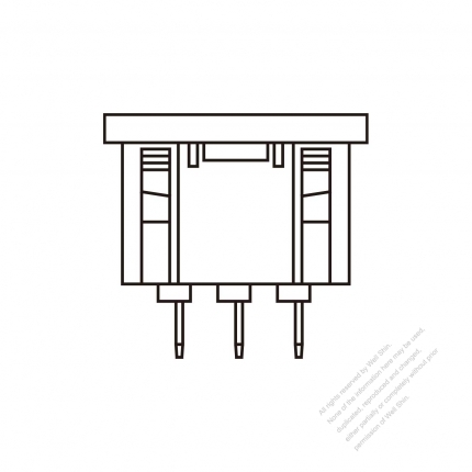 IEC 60320-1 (C16) Appliance Inlet 10A/ 15A