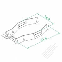 WS-080-12 Negative Pole Metal Shrapnel