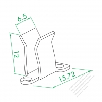 WS-230 Left Terminal Clip Plate