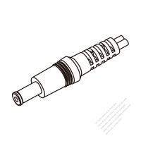 DC Straight One-Pin Connector