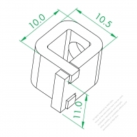 WS-306 Clip Wire Plate